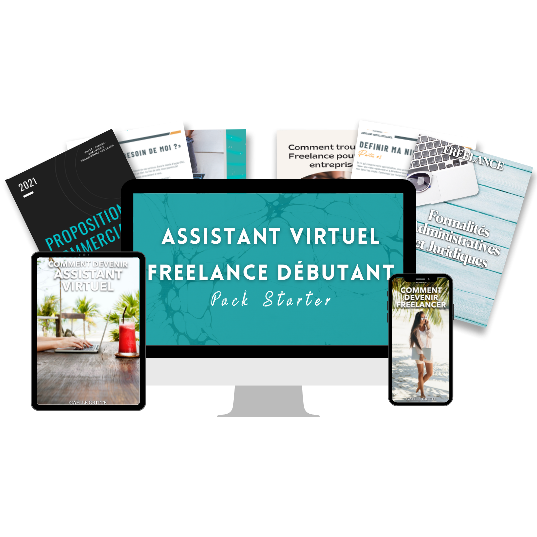 Pack "Assistant Virtuel Freelance Débutant"