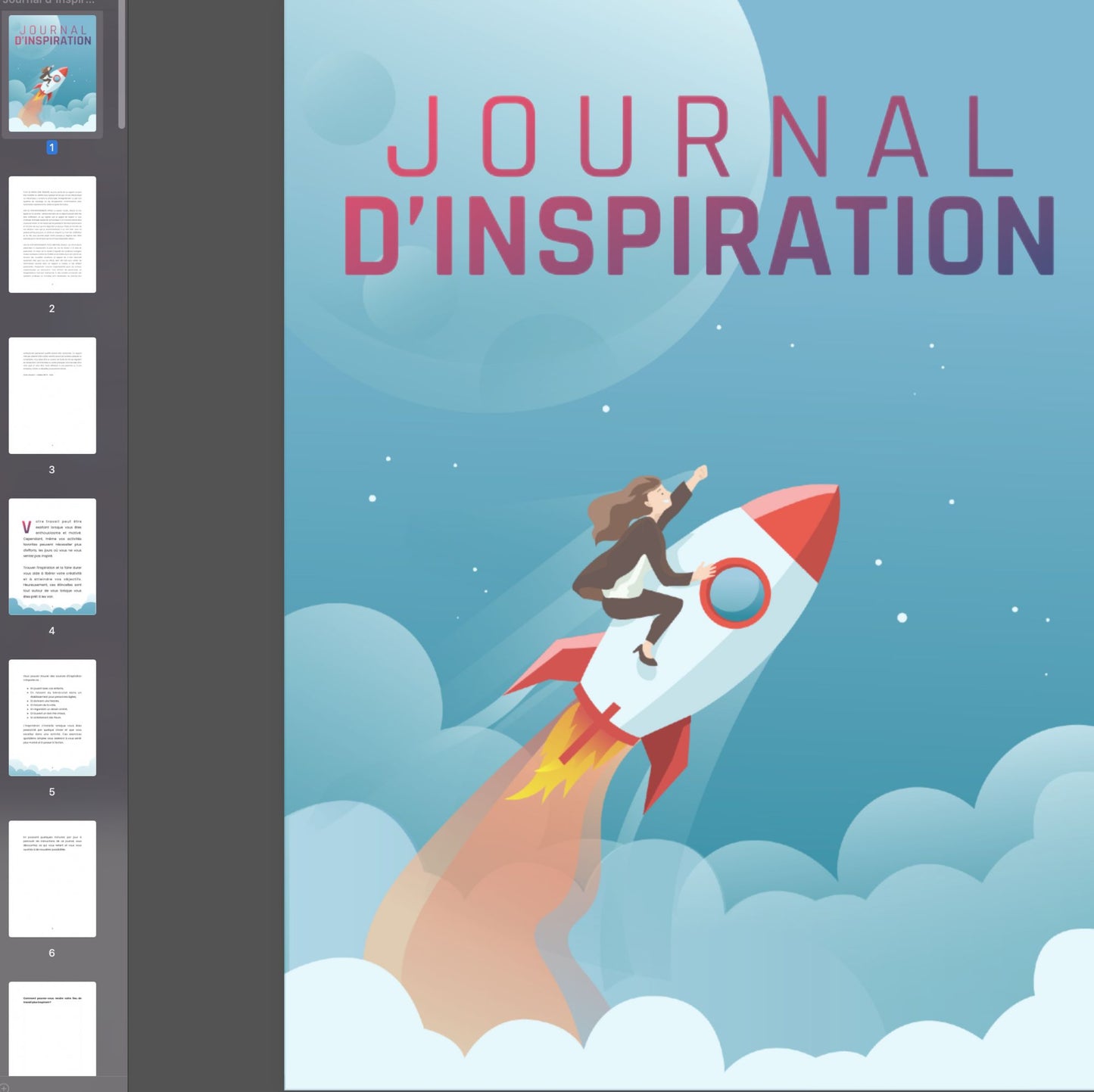 Journal d’Inspiration - PDF à remplir